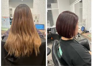 ショート カラー 🍓艶髪/艶カラー ハイトーン/しんたにのヘアスタイル