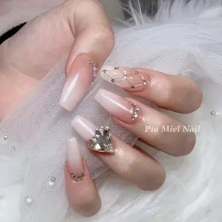 ネイル momo 長さだしのネイルデザイン