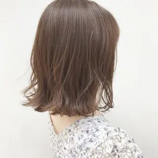 ミディアム カラー 嶋佐 昌大 シマサマオのヘアスタイル