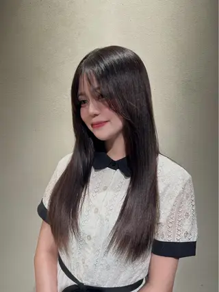 ロング 鈴木 心々麦のヘアスタイル