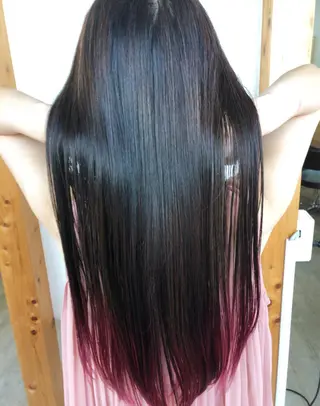 ロング ✨艶感/透け感✨Sherry所属・艶髪/ハイトーン Sherryのヘアスタイル