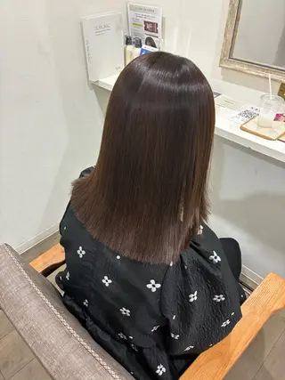 ミディアム 髪質改善jewelbox 〜私のトリートメント〜 東梅田店所属・髪質改善/ボブ/梅田 runa_ニュアンスのヘアスタイル