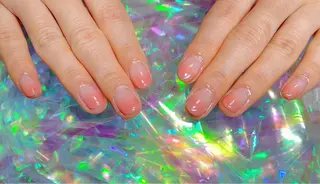 ネイル 23時まで❤︎韓国、 ワンホンネイルのネイルデザイン