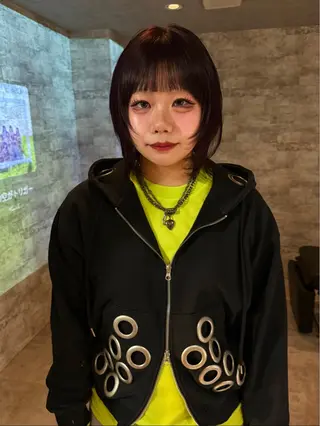 ミディアム カラー mai / linoah˚✧のヘアスタイル