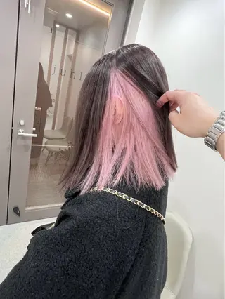 ミディアム カラー ✨【公式】 juhl.横浜✨のヘアスタイル