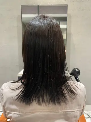 カラー 頭から整える美容師 松田のヘアスタイル