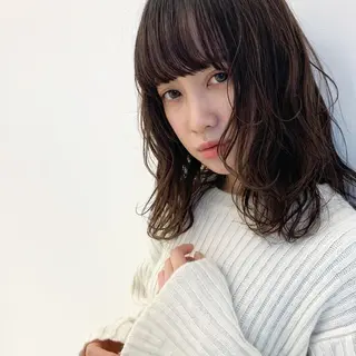 ミディアム 海外デザイン🇺🇸 石渡諒太のヘアスタイル