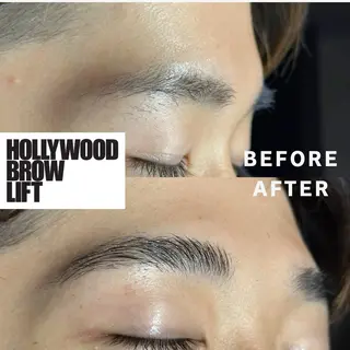 メンズ アイブロウ LAVIE NEW STANDARD BARBER HANARE所属・HA GAのヘアスタイル