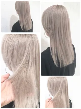 ミディアム カラー ヘアアレンジ メンズ nico TOKYO 渋谷所属・ブリーチ ハイトーン 特化🌈フジタハルキのヘアスタイル