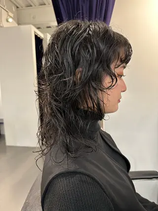 ミディアム パーマ お悩み解決パーマ hana🩰のヘアスタイル