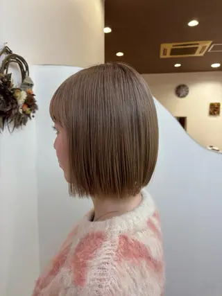 ショート カラー Gem Hair Studio　湘南平塚西口店所属・このか🌸ショート/ ボブカットのヘアスタイル
