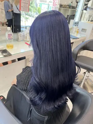 ロング カラー 💙ハイトーン韓国風 色白ヘア💙manaのヘアスタイル