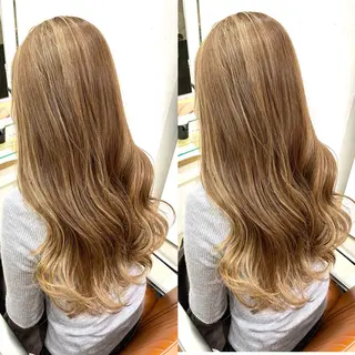 ロング カラー ブリーチデザインカラ ー/メンズ◎mariのヘアスタイル