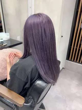 ロング カラー 新宿/韓国レイヤー 髪質改善カラー/角所のヘアスタイル