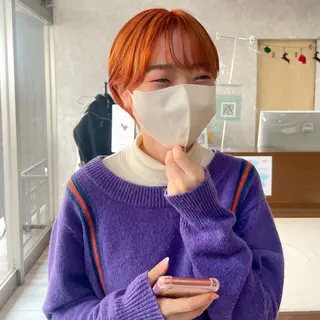 ショート カラー 高橋 みく/ minim 暖色のヘアスタイル