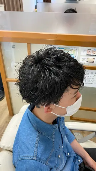 パーマ メンズ 伊藤 直也のヘアスタイル