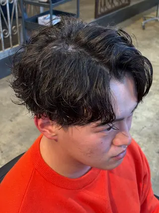 ショート パーマ メンズ 🌀rooomen 各務原/龍之介のヘアスタイル