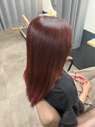 セミロング カラー TELA HAIR 【Airi】のヘアスタイル