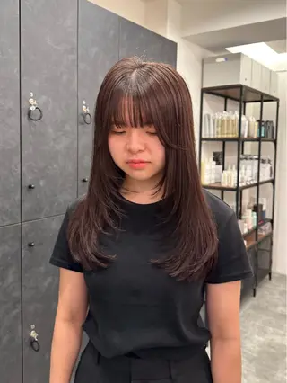 セミロング カラー 銀座/ヘアセット シマムラ ミホのヘアスタイル