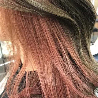 ミディアム カラー 竹下 了史のヘアスタイル