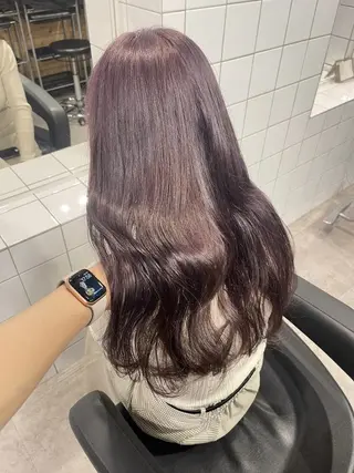 カラー 透明感スタイル 💖ブリーチなしのヘアスタイル