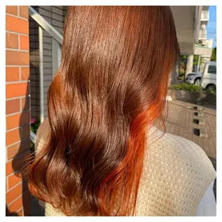 ロング カラー 🦖稲葉菜月🦖 異動しましたのヘアスタイル