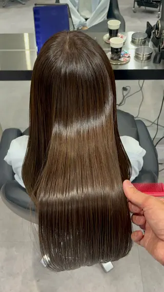 ロング カラー パーマ 🌈艶髪/髪質改善 新宿itouのヘアスタイル