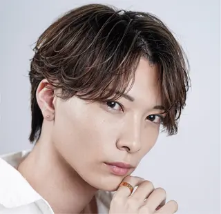 メンズ メンズカットカラー 心斎橋/松平和樹のヘアスタイル