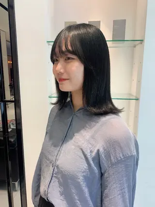 ミディアム keen吉祥寺所属・keen吉祥寺🐆 レイヤー/NAO🩶のヘアスタイル