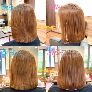 ミディアム パーマ Annon プライベートサロンのヘアスタイル