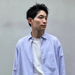 ショート GO TODAY SHAiRE SALON NU茶屋町店所属・メンズ特化 河内翔吾のヘアスタイル