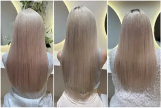 ロング addict 本店所属・髪質改善/縮毛矯正/ ブリーチaddictのヘアスタイル