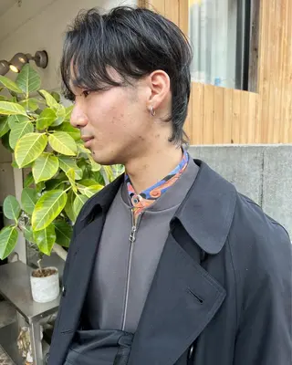 ショート カラー パーマ ヘアアレンジ メンズ 【池袋/スパイキー ショート】ⓝⓘⓜⓤのヘアスタイル