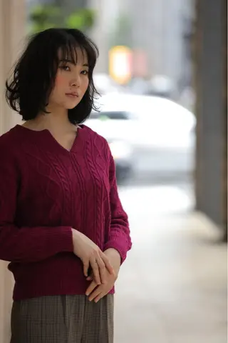 ミディアム Endearing 銀座/レイヤーカットのヘアスタイル