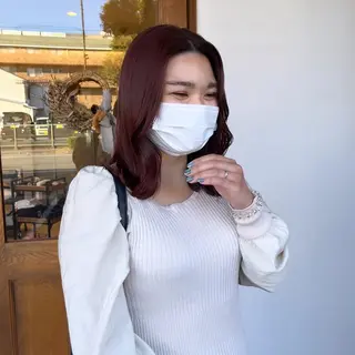 ミディアム 中井亜未/ 姫路ボブのヘアスタイル