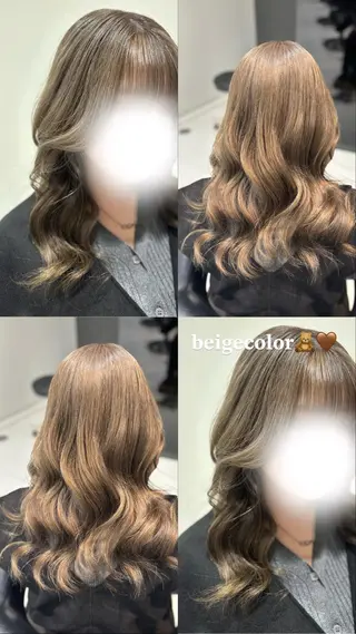 ロング 💞韓国カラー💞 あやかのヘアスタイル