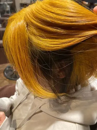 カラー ナルセナツキ 👾ハイトーンのヘアスタイル