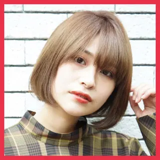 ミディアム 髪質改善縮毛矯正 リピートNo.1米倉のヘアスタイル