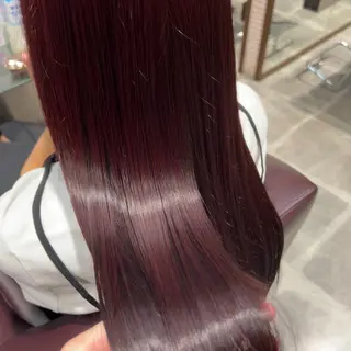 カラー LaBless あべのキューズサロン所属・艶カラー/あいか💜 天王寺阿倍野のヘアスタイル