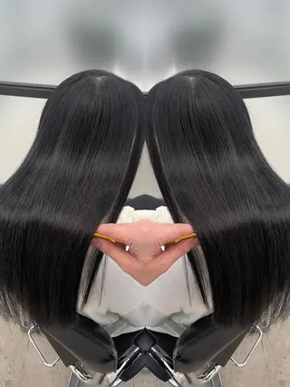 ロング カラー dx share salon 渋谷所属・髪質改善ヘアエステ Soruhaのヘアスタイル