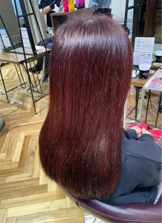 ロング 🌈デザインカラー MISAKI🐰のヘアスタイル