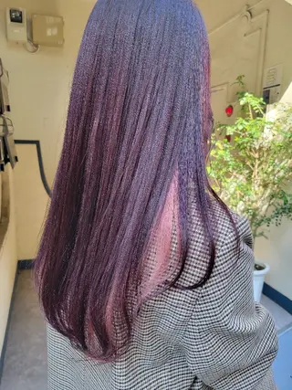 ロング 🇰🇷透明感×ハイ トーン🌟tomoのヘアスタイル