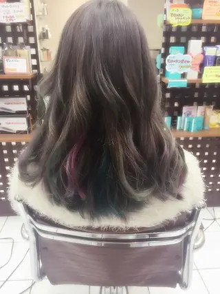 ショート ミディアム セミロング ロング カラー パーマ ヘアアレンジ サロウィン柏所属・神山 昌子のヘアスタイル