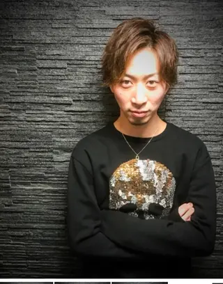 ミディアム パーマ HIRO GINZA BARBER SHOP 大阪所属・木村 りきのヘアスタイル