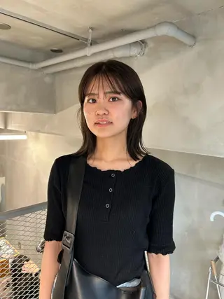 ミディアム カラー bob/ aoiのヘアスタイル