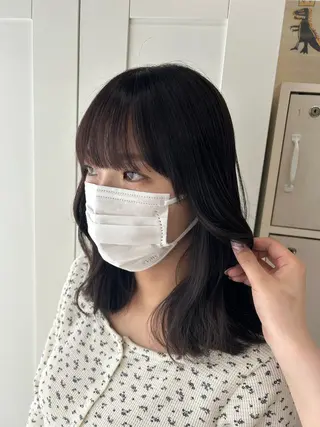 ミディアム LOE所属・LOE Yuuka/42🩵のヘアスタイル