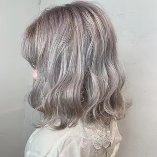 ミディアム カラー 酸性ストレート・ メンズ  三原 楊子のヘアスタイル