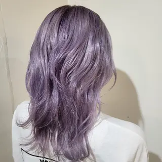 セミロング 🇰🇷透明感×ハイ トーン🌟tomoのヘアスタイル