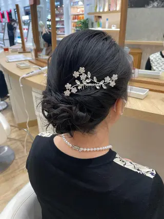 セミロング ヘアアレンジ OGAWA HIROKIのヘアスタイル