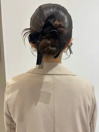 ミディアム ヘアアレンジ 🩶ダブルカラー/ 透明感カラー✝️るみのヘアスタイル